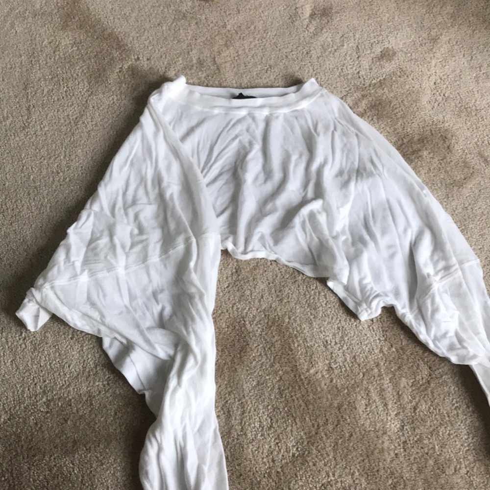 Urban outfitters long sleeve crop top